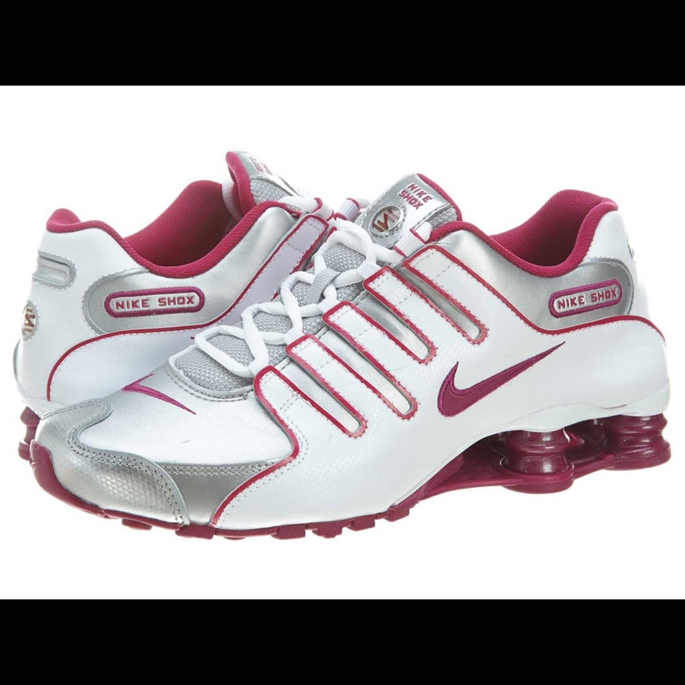 NIKE SHOCKS NZ WOMENS SNEAKER WHITE AND MAGENTA